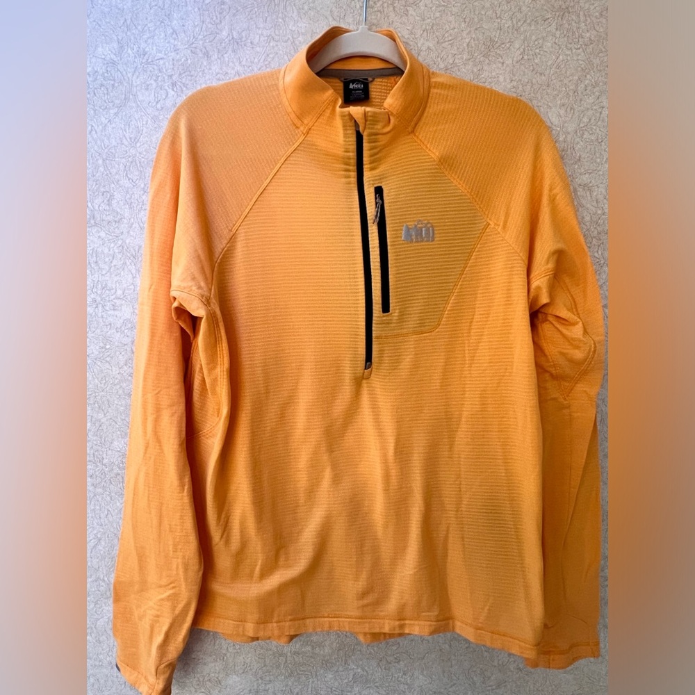REI Polartec lightweight half zip pullover